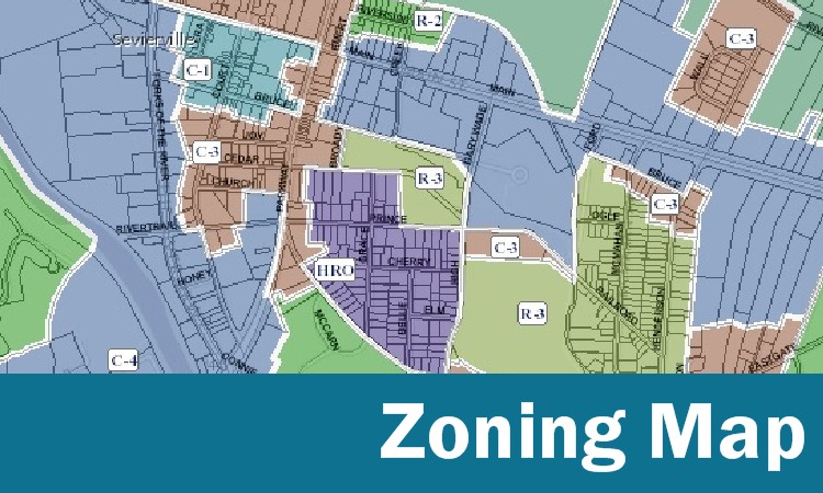 City Of Sevierville Zoning Map