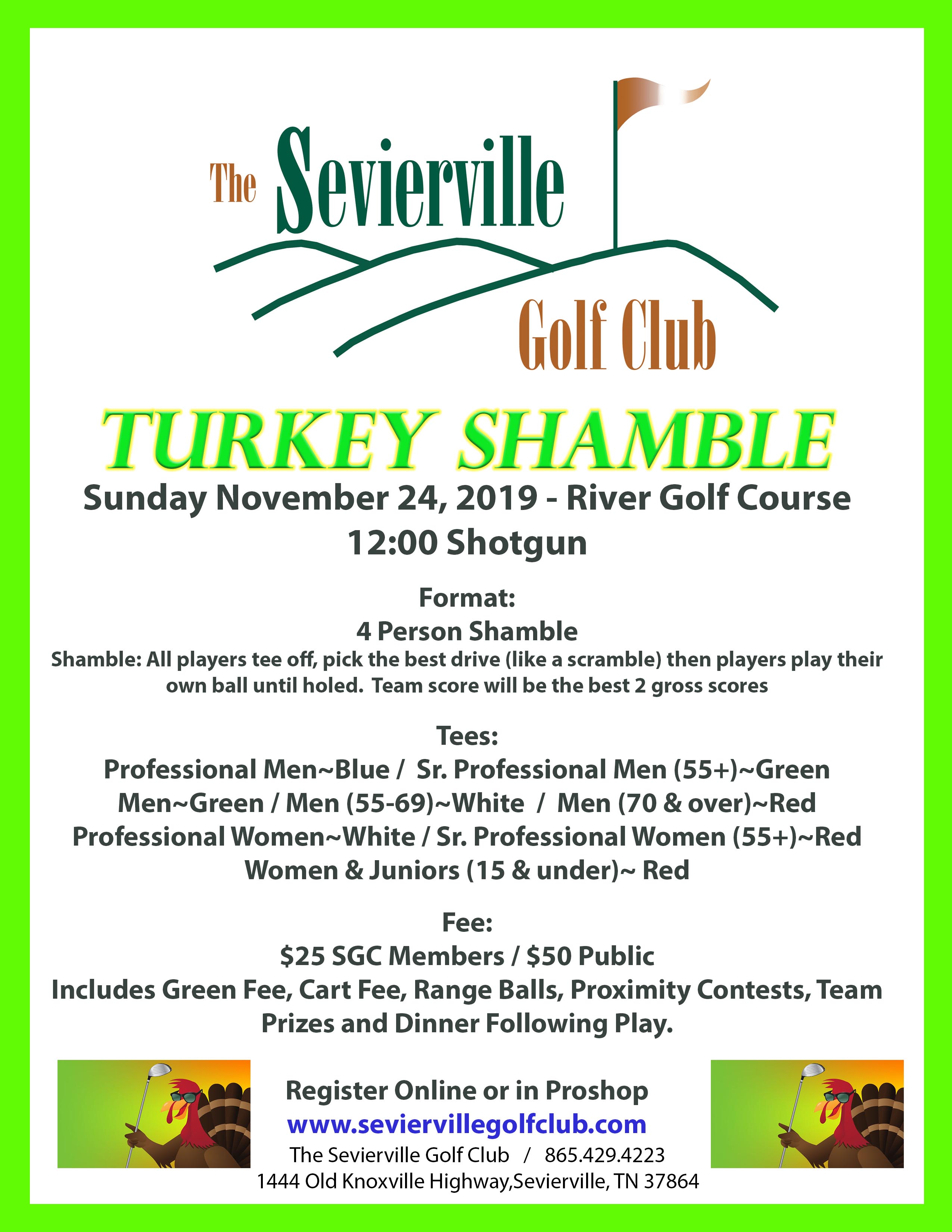 turkey Shamble flyer SGC