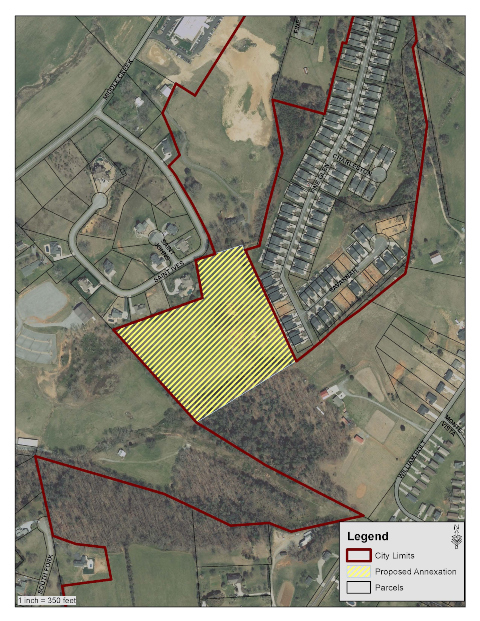 Annexation Aerial Map Saint Ives Drive Edited