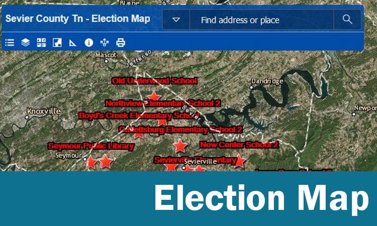 Sevier County Election Map