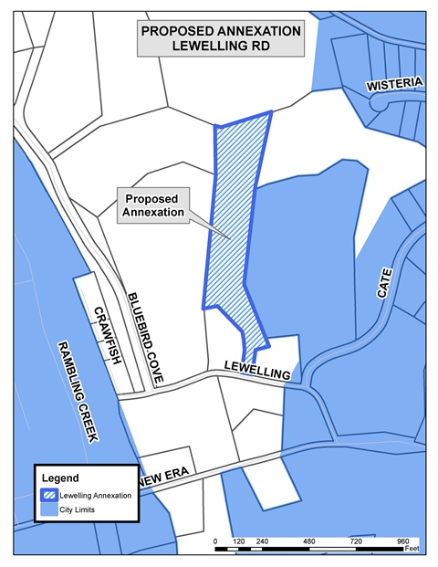 Notice of Public Hearing - Lewelling Road - 10/20/2025