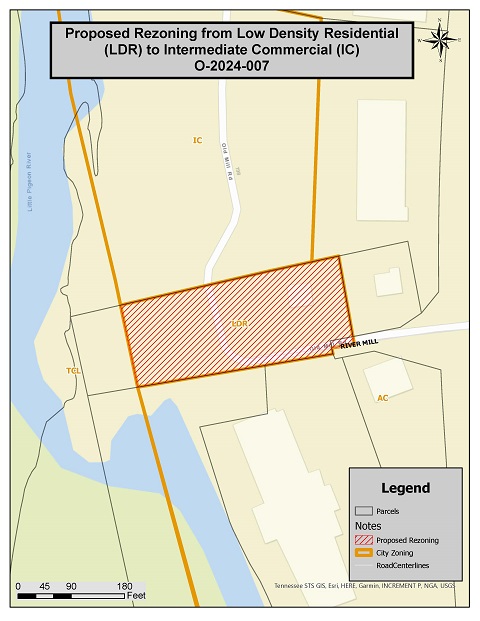 O 2024 007 Documento de soporte 2 Rezonificación 109 River Mill Rd