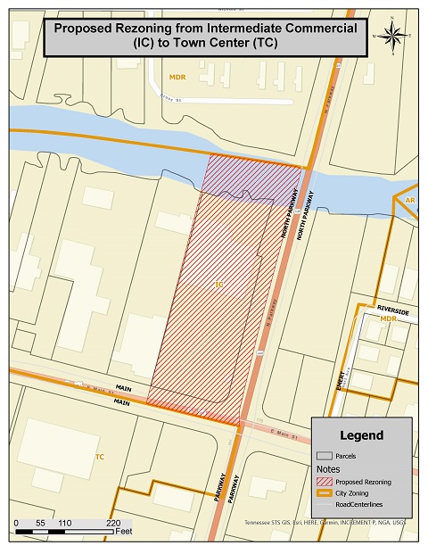 Notice of Public Hearing - O-2024-017 - Rezoning E Main St - 10/21/2024