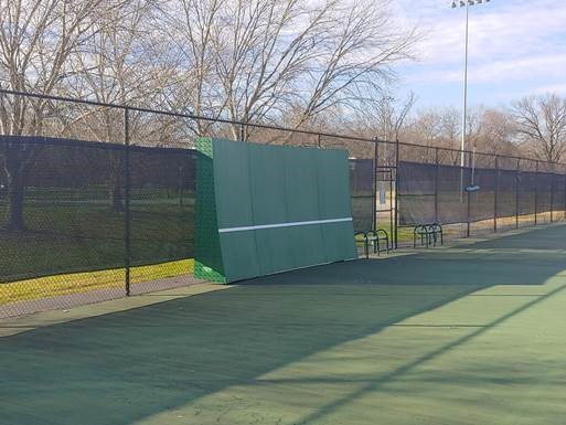 New Tennis Board Installed at City Park in Sevierville, Tennessee