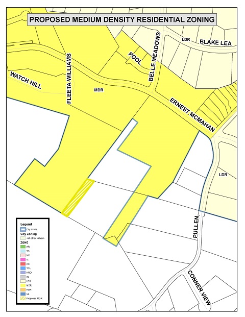 Notice of Public Hearing - O-2024-016 - Zoning Ernest McMahan Rd - 10/21/2024