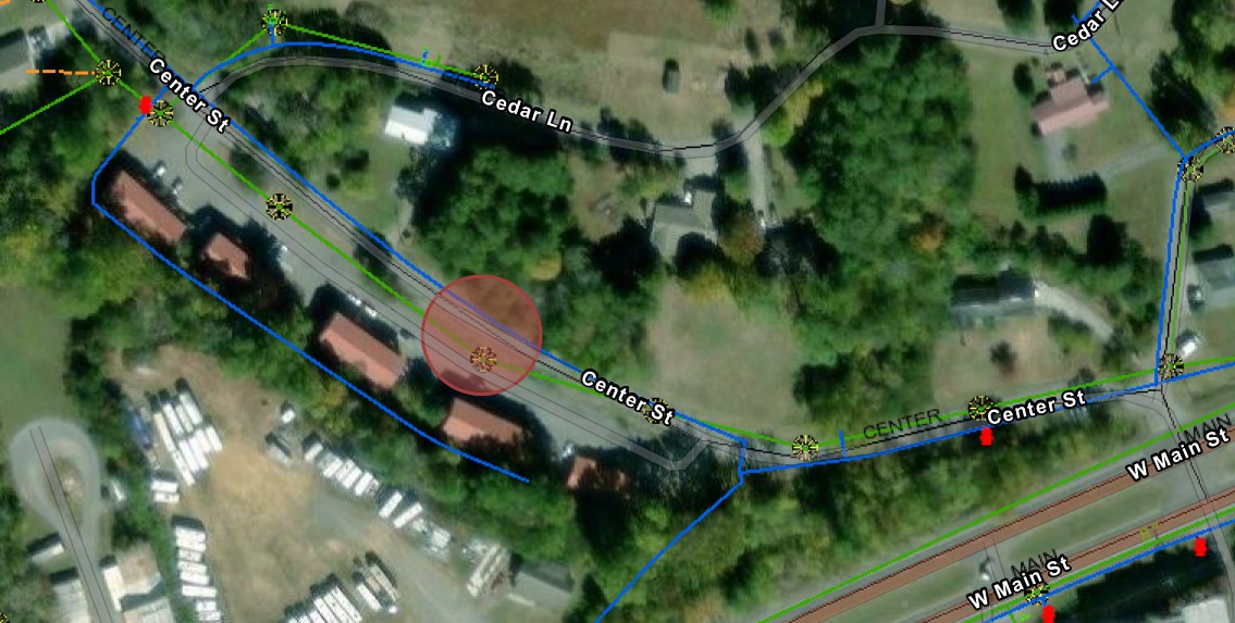 TRAFFIC ADVISORY: Sewer line installation planned on Center Street between West Main Street and Cedar Lane June 18-19
