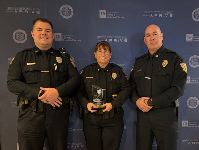 SPD Officer Receives THSO Child Passenger Safety Award