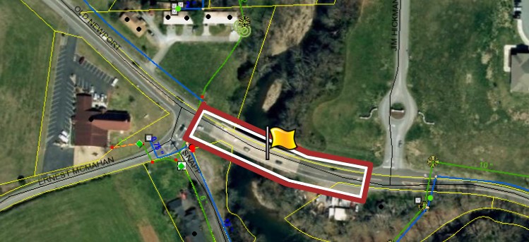 ernest mcmahan lane closure map 08 15 24