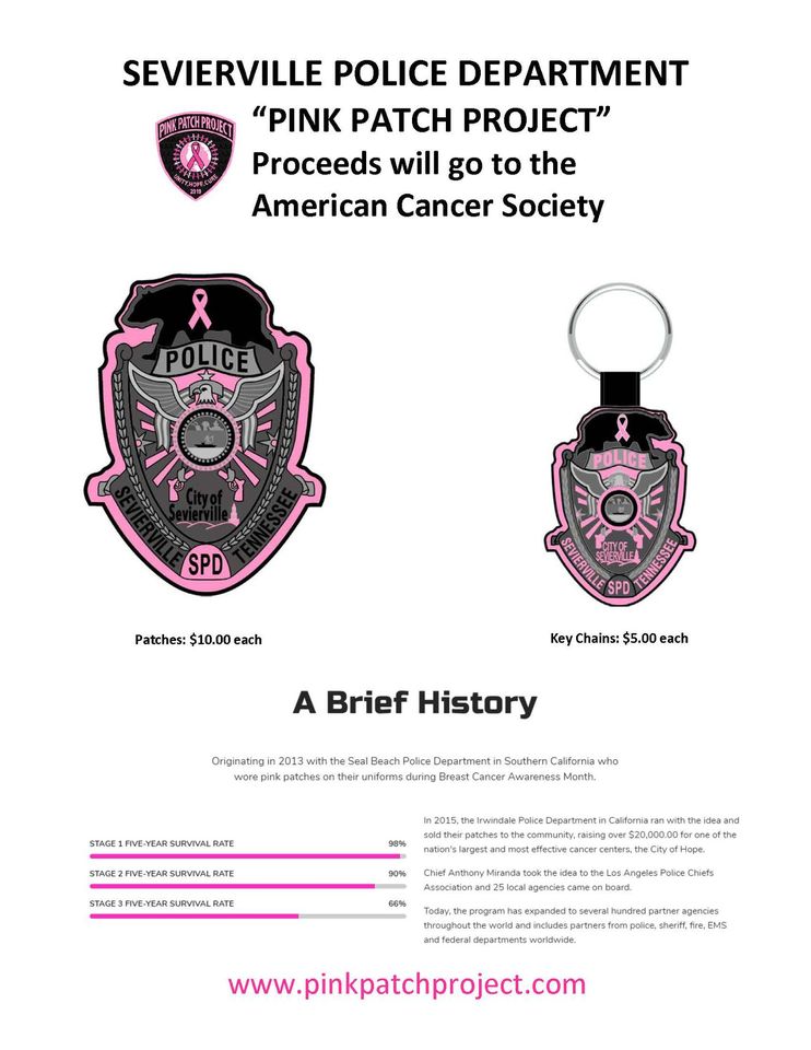 SPD Offers Pink Patches and Keychains to Support Breast Cancer Awareness Month 2020