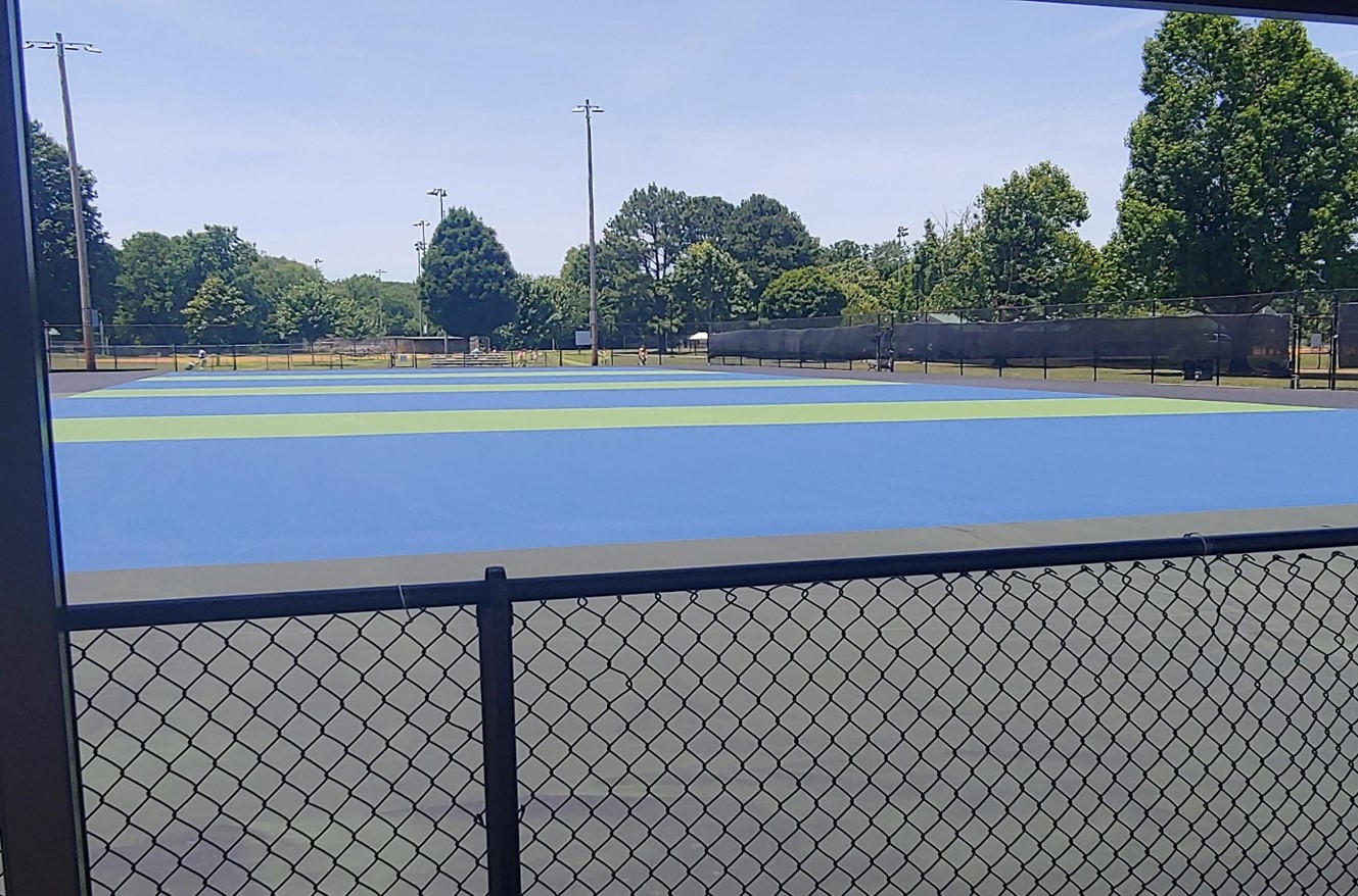  Tennis/Pickleball Court Resurfacing Project at City Park On Schedule