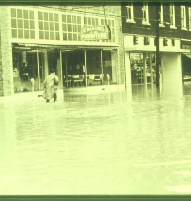Inondazione di Bruce Street nel 1960